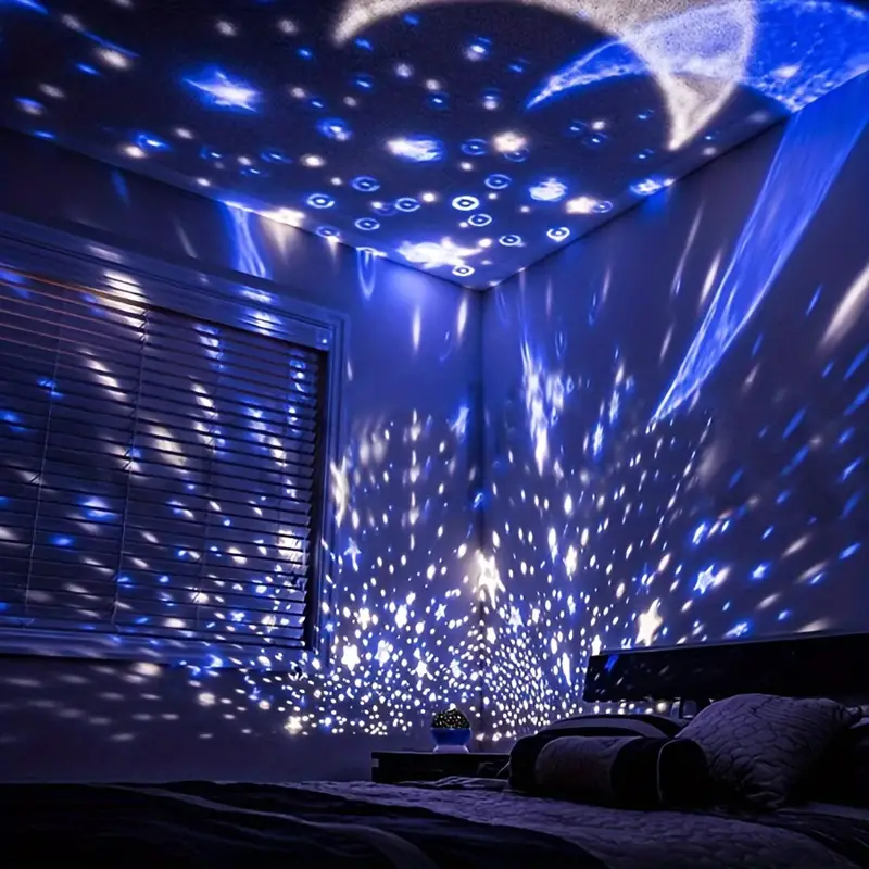 LED Starry Sky Projector Lamp | Galaxy & Planet Ceiling Light | Relaxation & Sleep Aid | Brick by Brick