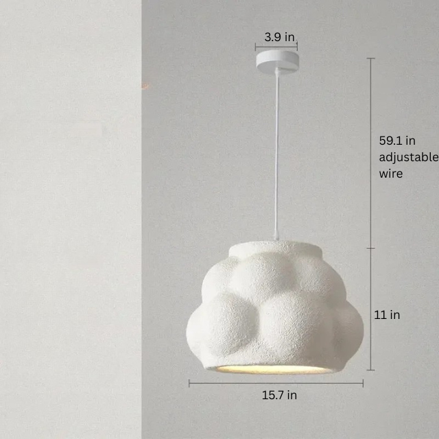 Japanese Wabi Sabi Pendant Light | 7.9 - 15.7 in | Nordic Style Modern Ceiling Lamp | 110–240V | Brick by Brick