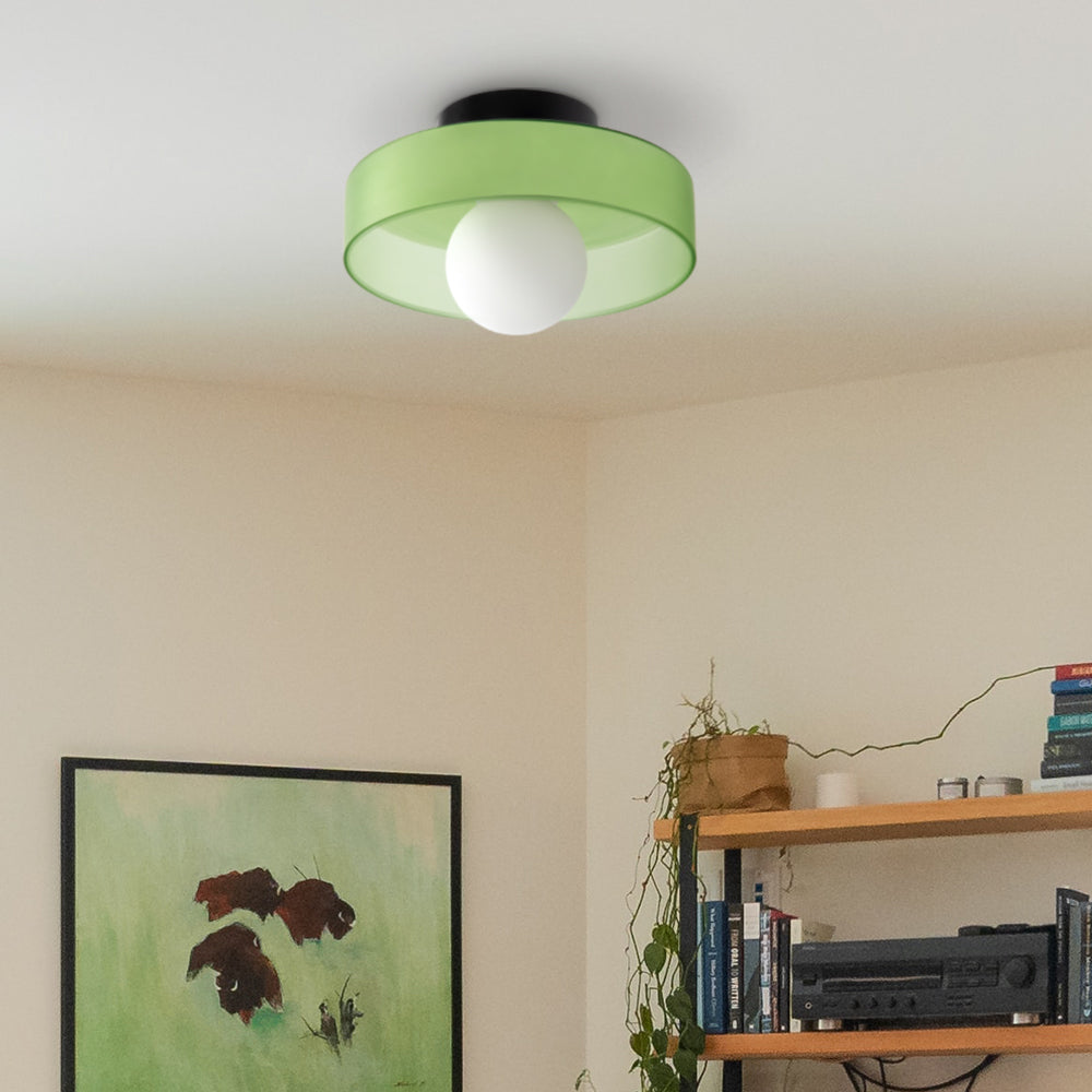 Glass Ceiling Light | 9.8–13.7in | Modern Glow | Elegant Interior Accent | Brick by Brick