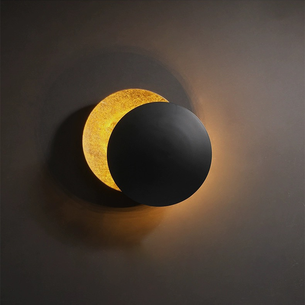 Rotating Round Wall Light | Modern LED Fixture | 7.8–9.8 in | Creative Iron Design | Brick by Brick