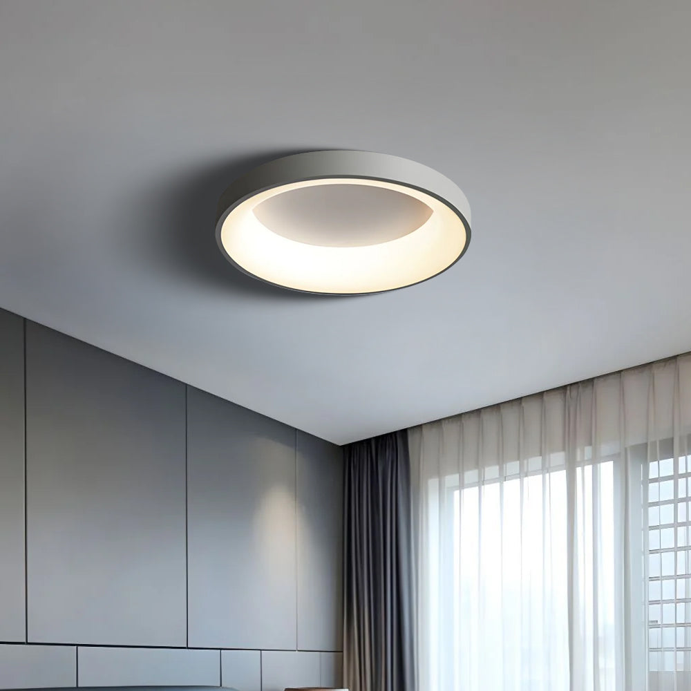 Simple LED Ceiling Light | Minimalist Modern Design | H1.97in | Warm Ambient Illumination | Elegant Home Fixture | Brick by Brick