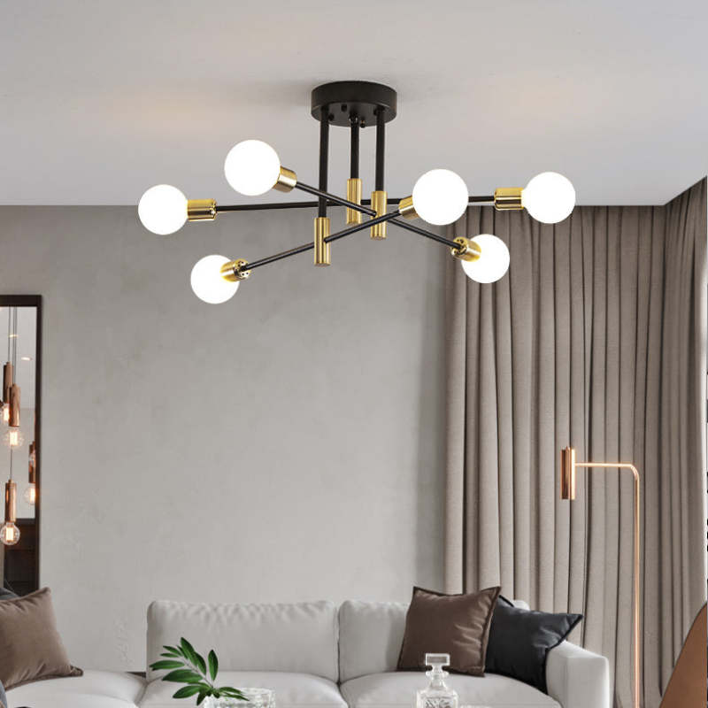 Modern Ceiling Light | Scandinavian Style | Multi-Light Fixture | Minimalist Metal Fixture | Brick by Brick