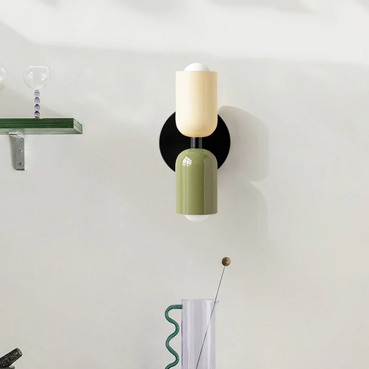 Double‑Head Wall Light | Utility Room | Unisex Glass | Dual‑Head Fixture | Brick by Brick