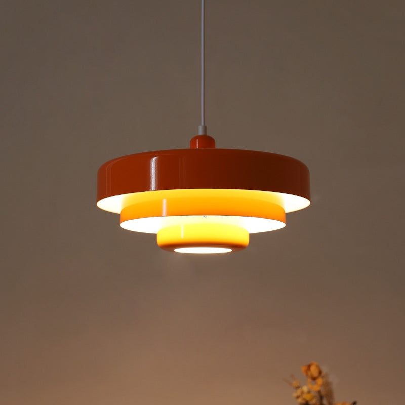 Bauhaus Style Iron Pendant Light | 8.27×13.78 in | Modern Mid-Century Hanging Fixture | Brick by Brick