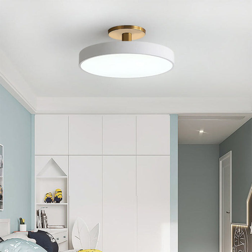 Modern Flush Mount Ceiling Light | 5.9×11.8–23.6 in | LED Round Fixture | Hardware + Acrylic | Brick by Brick