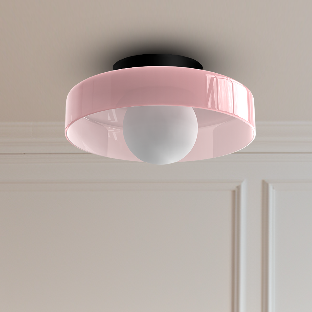 Glass Ceiling Light | 9.8–13.7in | Modern Glow | Elegant Interior Accent | Brick by Brick
