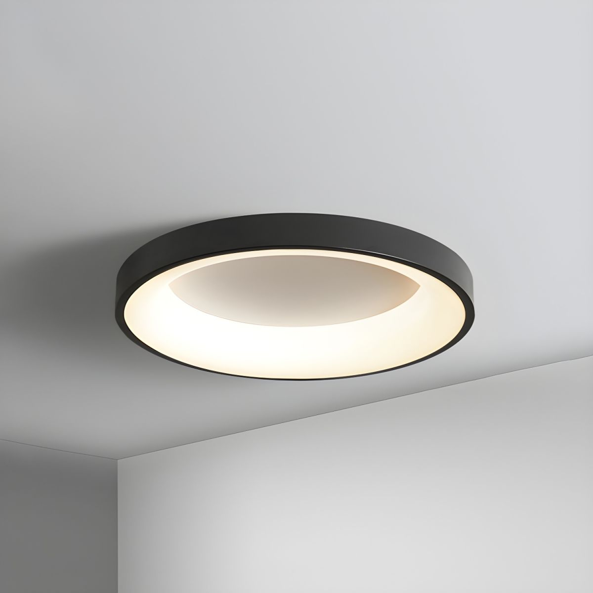 Simple LED Ceiling Light | Minimalist Modern Design | H1.97in | Warm Ambient Illumination | Elegant Home Fixture | Brick by Brick