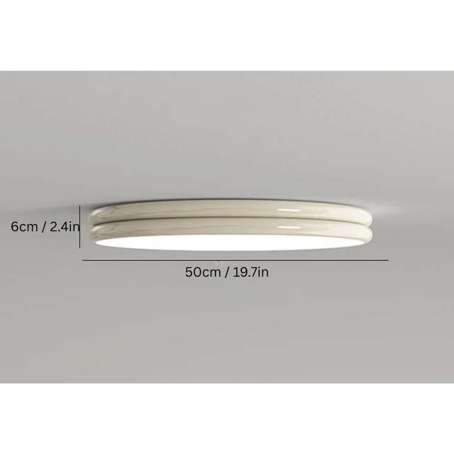 Bauhaus Green Ceiling Lamp | 11.8 - 19.7 in | Round Mid-Century LED Light | Colorful Decorative Lighting | Brick by Brick