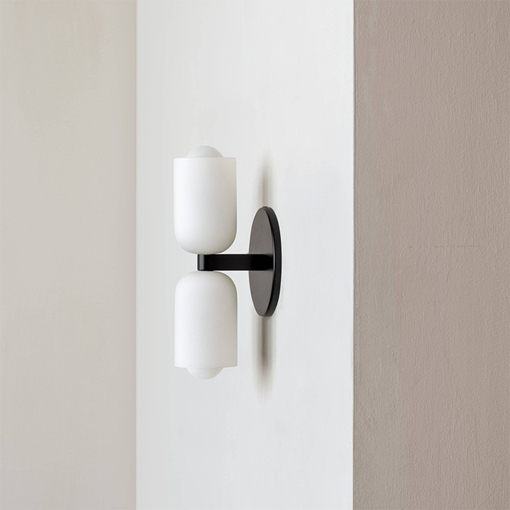 Double‑Head Wall Sconce | Unisex Metal & Acrylic Dual‑Light | Brick by Brick