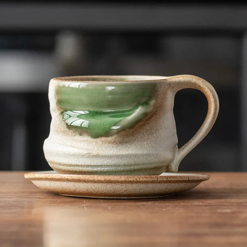 Attaki Handmade Ceramic Mug Set | Unique Pottery Coffee & Tea Cups | Earthy Tones | Brick by Brick London 5