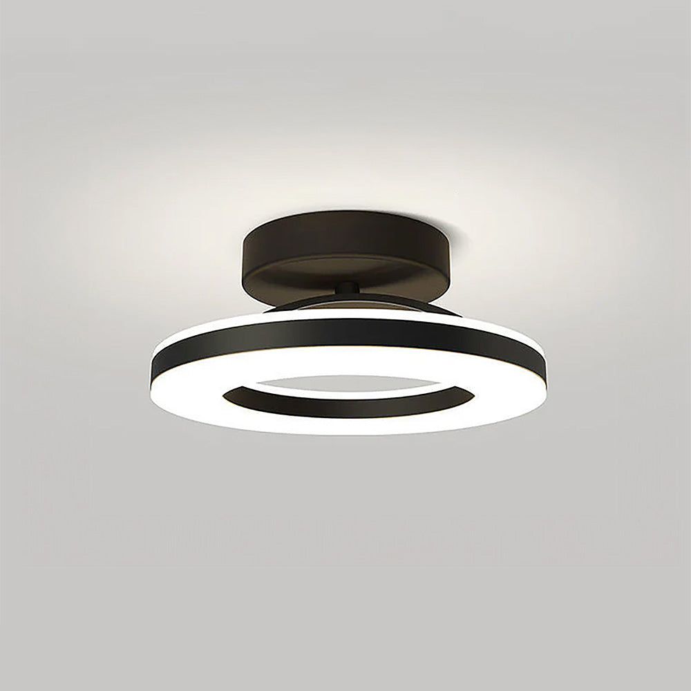 Modern Iron Hallway LED Ceiling Light | 7.87–19.68 in Diameter | Gold Finish Minimalist | Fixture | Brick by Brick