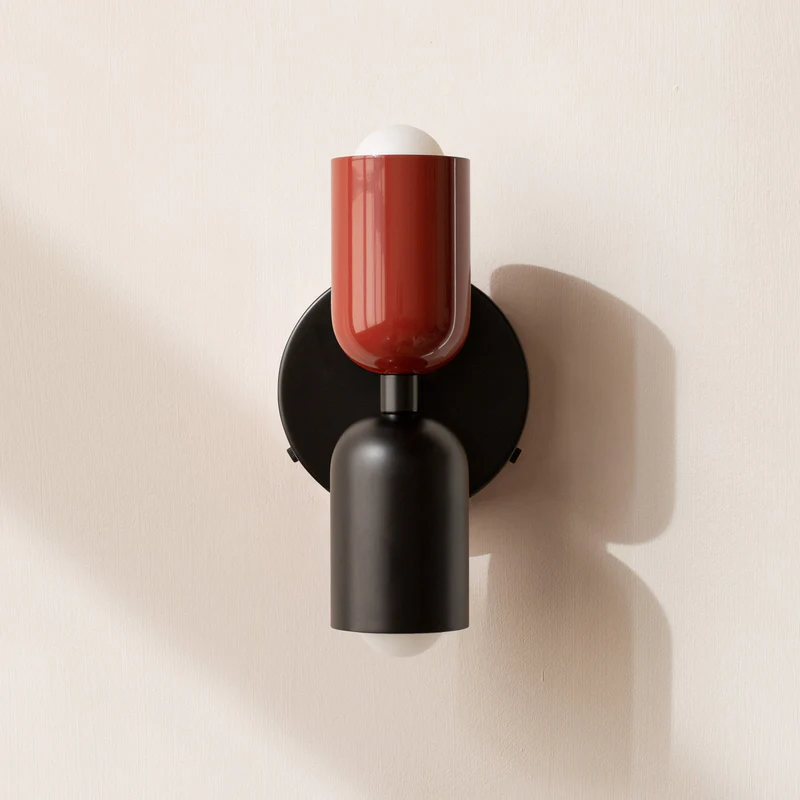 Double‑Head Wall Light | Utility Room | Unisex Glass | Dual‑Head Fixture | Brick by Brick