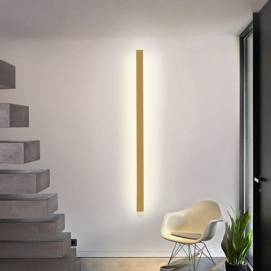 Minimalist LED Linear Wall Lamp | Modern Metal & Acrylic Fixture | 23.6–47.2 in | Brick by Brick