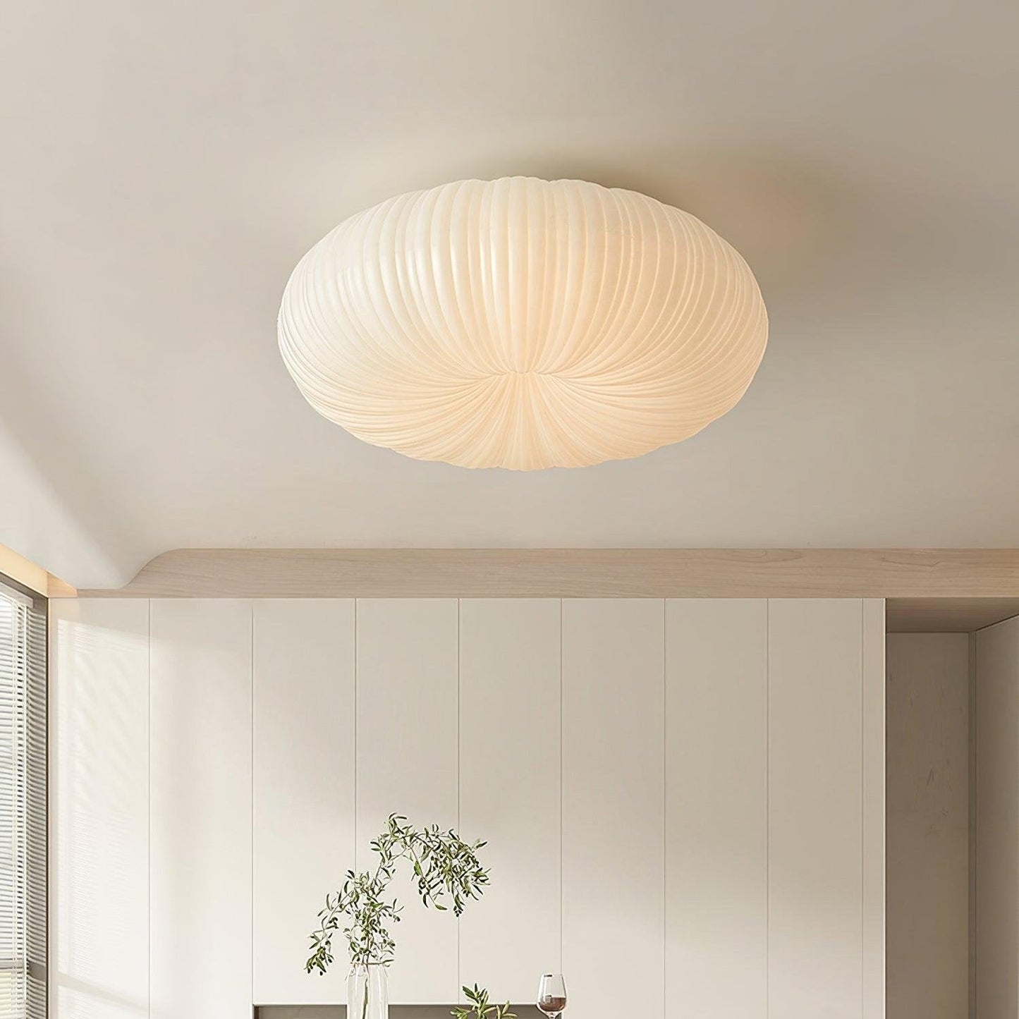 Robby Ceiling Lamp | 17.7" x 7" or 21.6" x 7.8" | Modern LED Design | Dimmable Options | Brick by Brick