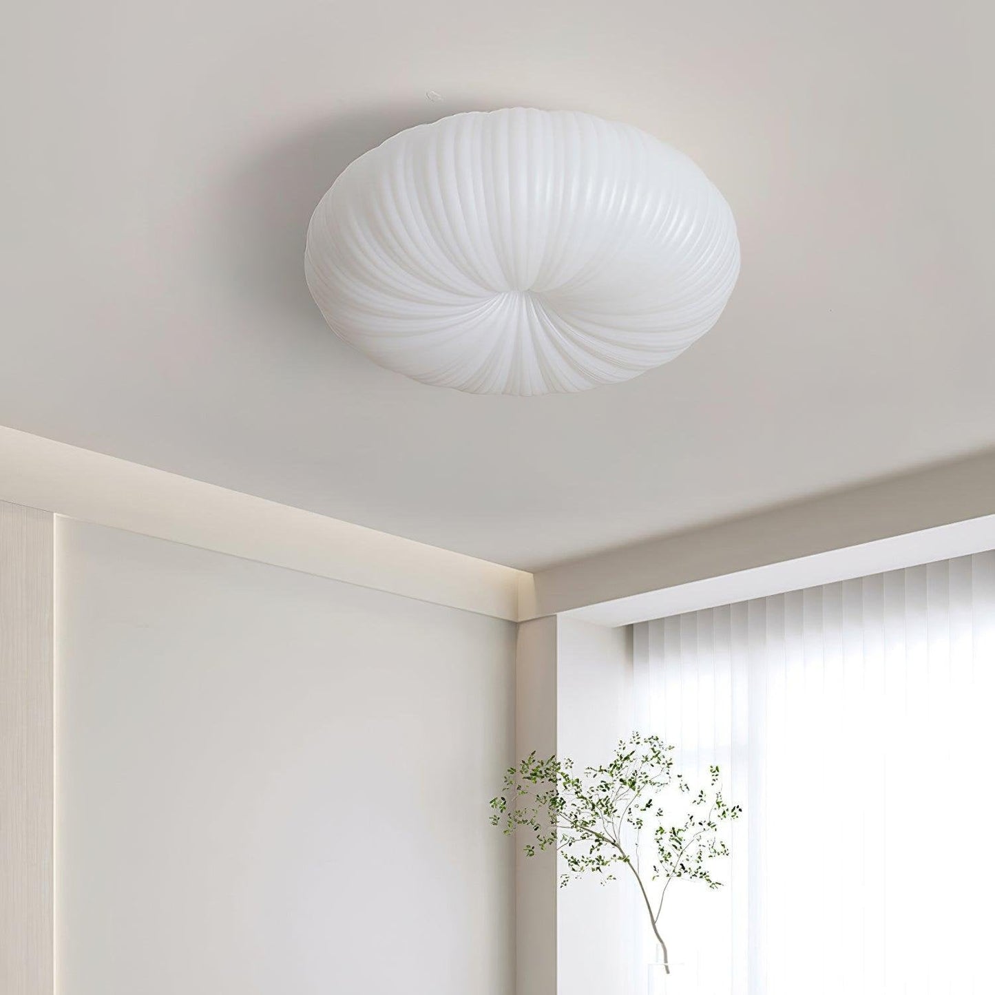 Robby Ceiling Lamp | 17.7" x 7" or 21.6" x 7.8" | Modern LED Design | Dimmable Options | Brick by Brick