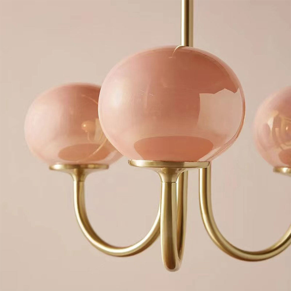 Bubble Pink Glass Chandelier Light | Modern Gold Pendant | 19.69 | Elegant Home Decor | Brick by Brick London
Modern Bubble Chandelier | Pink Glass & Gold Finish | 19.69 Pendant Light | Stylish Home Accent | Brick by Brick London 7