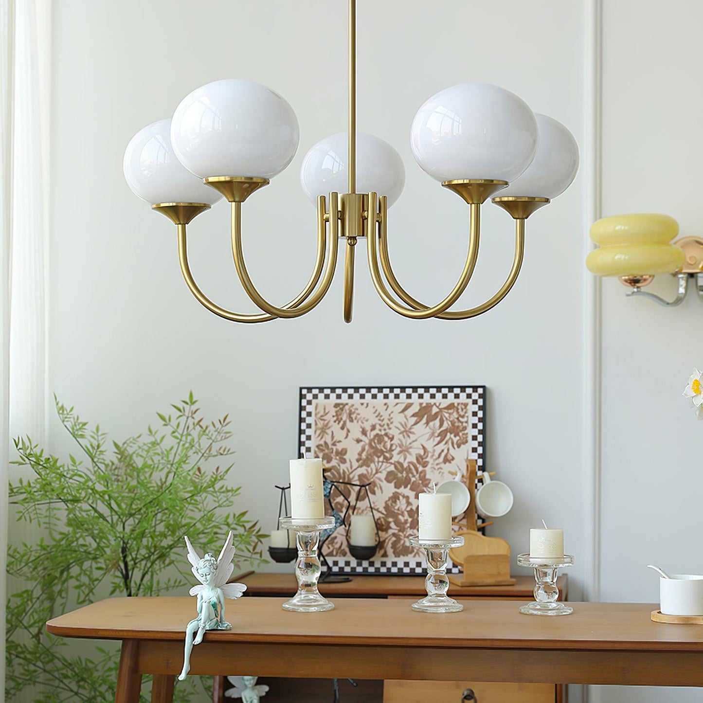 Bubble Pink Glass Chandelier Light | Modern Gold Pendant | 19.69 | Elegant Home Decor | Brick by Brick London
Modern Bubble Chandelier | Pink Glass & Gold Finish | 19.69 Pendant Light | Stylish Home Accent | Brick by Brick London 17