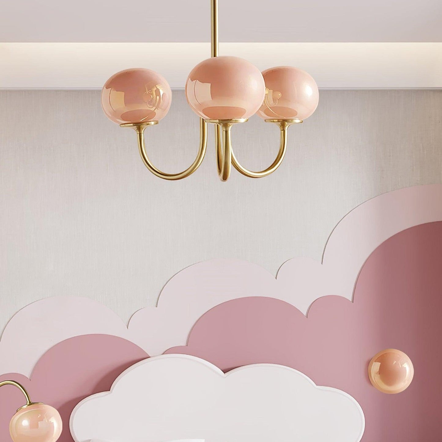Bubble Pink Glass Chandelier Light | Modern Gold Pendant | 19.69 | Elegant Home Decor | Brick by Brick London
Modern Bubble Chandelier | Pink Glass & Gold Finish | 19.69 Pendant Light | Stylish Home Accent | Brick by Brick London 6