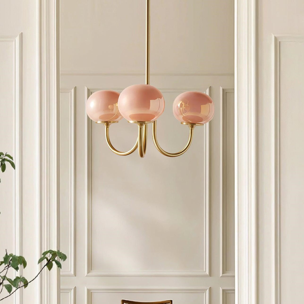 Bubble Pink Glass Chandelier Light | Modern Gold Pendant | 19.69 | Elegant Home Decor | Brick by Brick London
Modern Bubble Chandelier | Pink Glass & Gold Finish | 19.69 Pendant Light | Stylish Home Accent | Brick by Brick London 0
