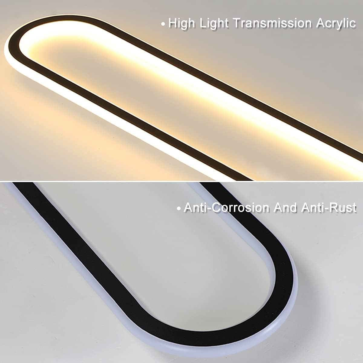 Modern Corridor Ceiling Light | Sleek Long Fixture | 11.8in-23.6in | Contemporary Lighting | Brick by Brick