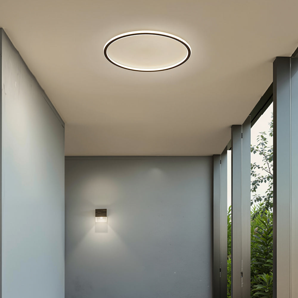 Ultra-Thin Modern Ceiling Light | Flush Mount LED for Low Ceilings | Round & Dimmable