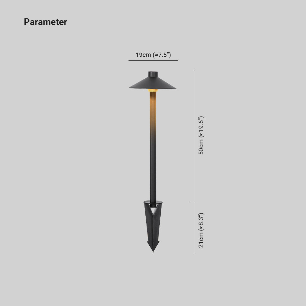 Carins Outdoor Path Light | 7.5 x 19.6 x 8.3 in | IP65 Waterproof LED | Garden & Walkway Lighting | Brick by Brick