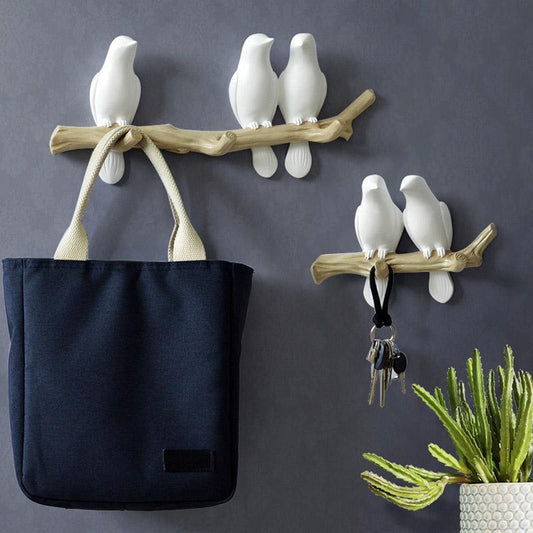 Charming Birds Coat Hooks for Wall | Playful Key Holder | High-Quality Wood | 11.8x3.9 | Brick by Brick London
Bird Design Wall Hook | High-Quality Wood Coat Hooks | Unique Key Holder for Wall | 11.8x3.9 | Brick by Brick London 1