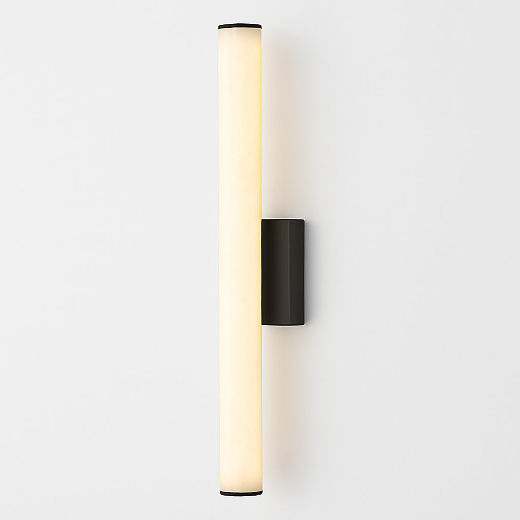 Minimalist Marble Wall Lamp | Long Strip Copper LED Sconce | Indoor Lighting | Brick by Brick