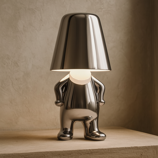 Rechargeable LED Table Lamp | Touch Dimmable, Gold or Silver | Compact Wireless Lighting