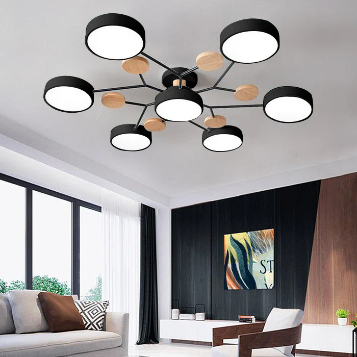 Contemporary Round Iron LED Chandelier Light | Modern Semi-Flush Lighting | 33.46 to 37 | Stylish Home Decor | Brick by Brick London
Modern Iron LED Chandelier | Contemporary Semi-Flush Lighting | 33.46 to 37 | Elegant Home Decor | Brick by Brick London 17