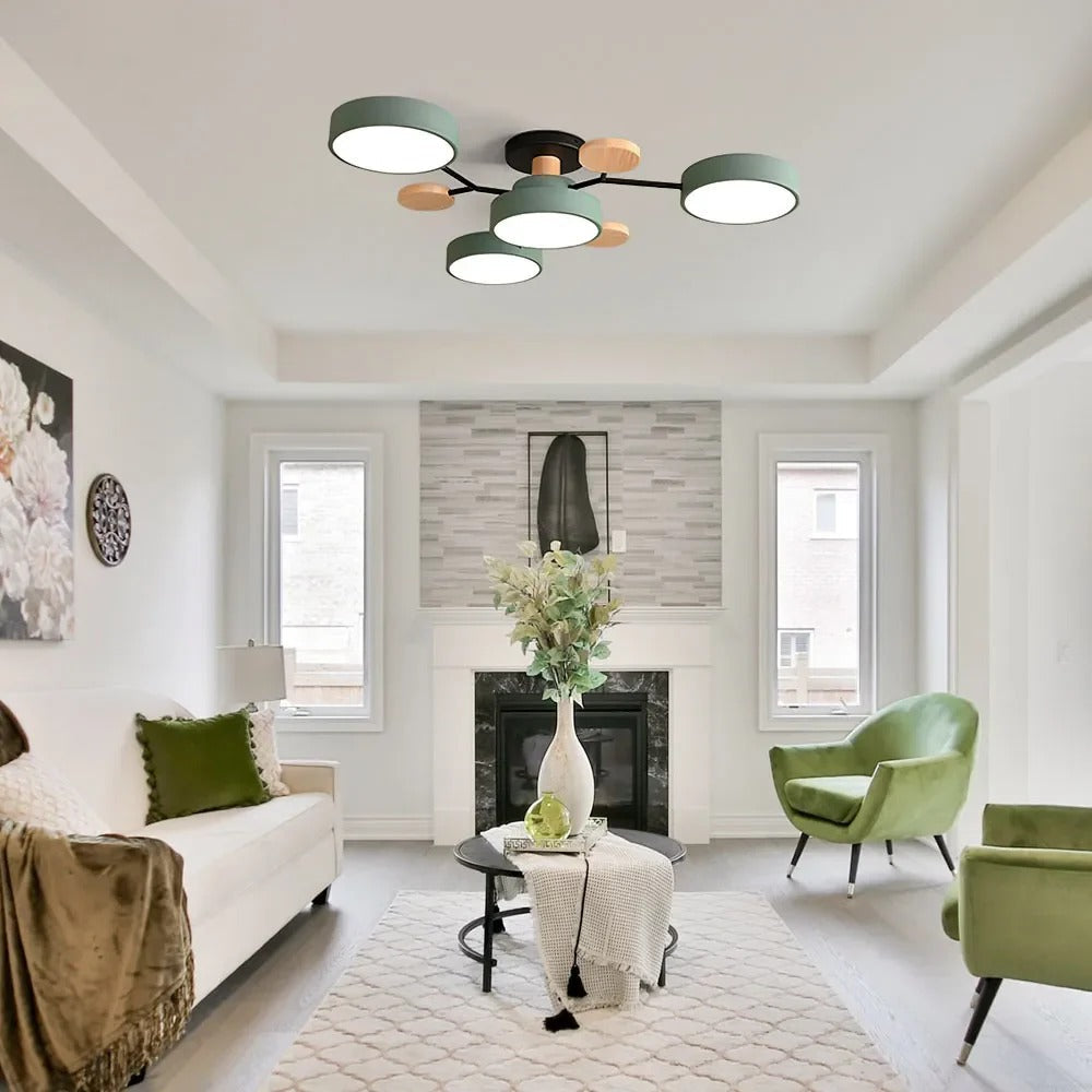 Contemporary Round Iron LED Chandelier Light | Modern Semi-Flush Lighting | 33.46 to 37 | Stylish Home Decor | Brick by Brick London
Modern Iron LED Chandelier | Contemporary Semi-Flush Lighting | 33.46 to 37 | Elegant Home Decor | Brick by Brick London 4