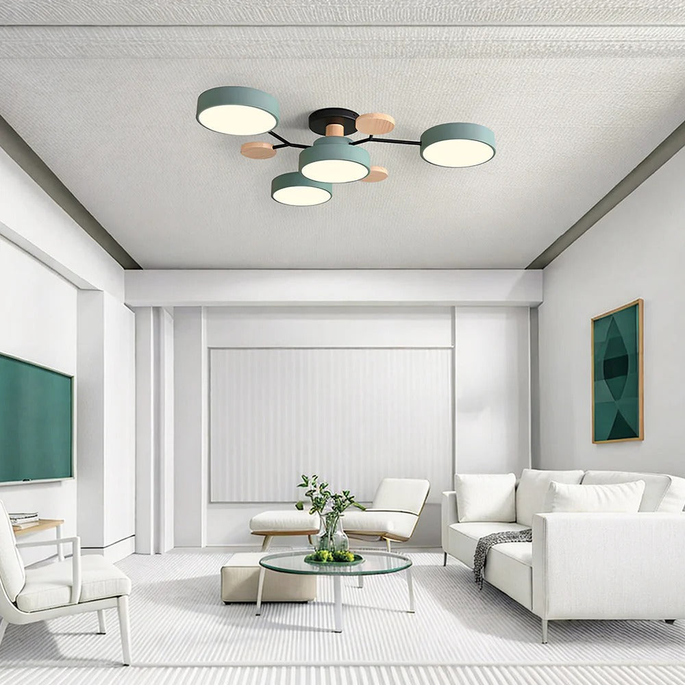 Contemporary Round Iron LED Chandelier Light | Modern Semi-Flush Lighting | 33.46 to 37 | Stylish Home Decor | Brick by Brick London
Modern Iron LED Chandelier | Contemporary Semi-Flush Lighting | 33.46 to 37 | Elegant Home Decor | Brick by Brick London 3