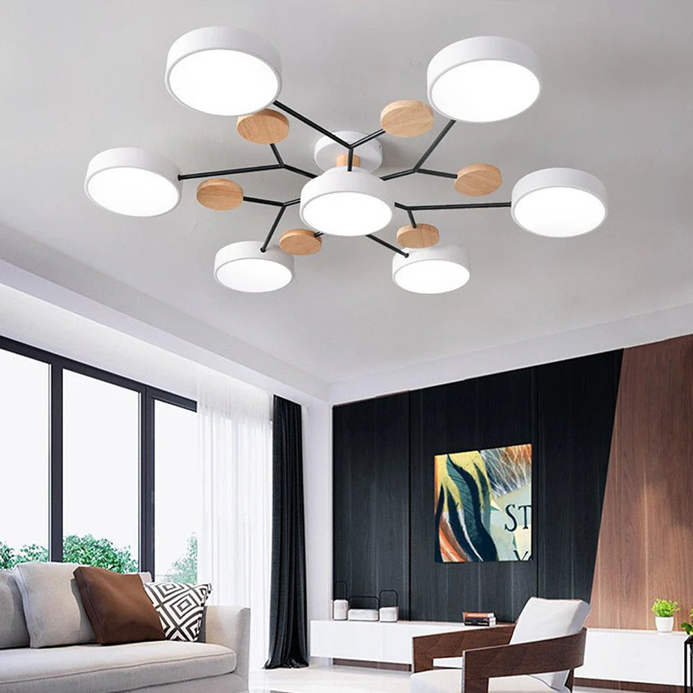 Contemporary Round Iron LED Chandelier Light | Modern Semi-Flush Lighting | 33.46 to 37 | Stylish Home Decor | Brick by Brick London
Modern Iron LED Chandelier | Contemporary Semi-Flush Lighting | 33.46 to 37 | Elegant Home Decor | Brick by Brick London 13