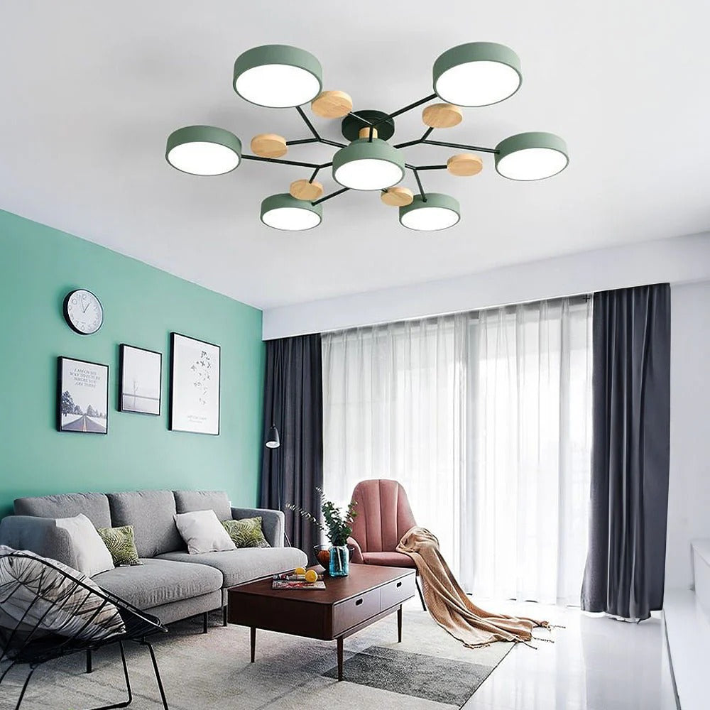 Contemporary Round Iron LED Chandelier Light | Modern Semi-Flush Lighting | 33.46 to 37 | Stylish Home Decor | Brick by Brick London
Modern Iron LED Chandelier | Contemporary Semi-Flush Lighting | 33.46 to 37 | Elegant Home Decor | Brick by Brick London 1