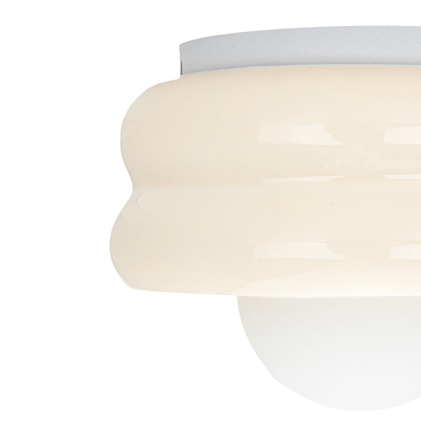 Modern Ceramic Wall Lamp | 5.91in | White Stained Finish | Indoor Lighting | Brick by Brick