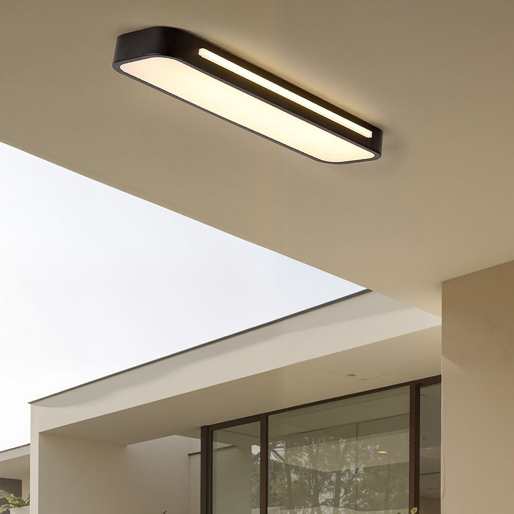 Modern Nordic LED Ceiling Light | 18.89–30.70 in | Minimalist Long Acrylic Fixture | Brick by Brick