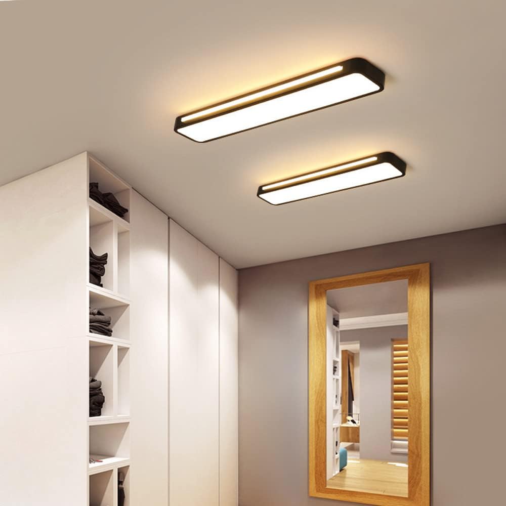 Modern Nordic LED Ceiling Light | 18.89–30.70 in | Minimalist Long Acrylic Fixture | Brick by Brick