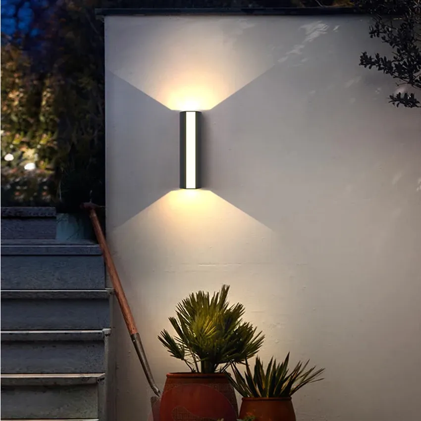 LED Outdoor Wall Light | 6.1–23.6 x 2.7 in | Sleek Long Tube Design | IP54 Rated Waterproof Fixture | Brick by Brick