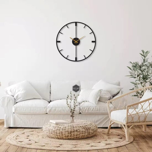 Elegant Black Round Wall Clock | 10-16 Silent Quartz | Modern Kitchen Decor | Durable Metal & Glass | Brick by Brick London
Modern Black Round Wall Clock | Silent Quartz | 10-16 for Kitchen & Home | Durable Metal & Glass | Brick by Brick London 0