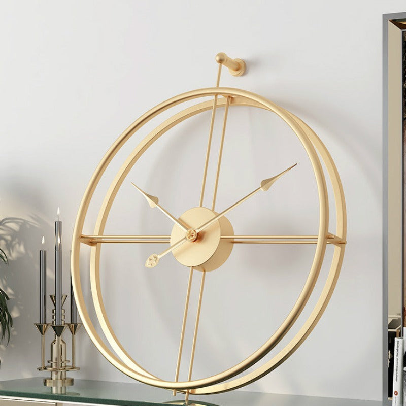 Elegant Gold Oversized Wall Clock | 21 Modern Metal Decor | Silent Mechanism | Premium Iron | Brick by Brick London
21 Large Gold Wall Clock | Minimalist Design | Oversized Metal Decor | Silent Movement | Home & Office | Brick by Brick London 2