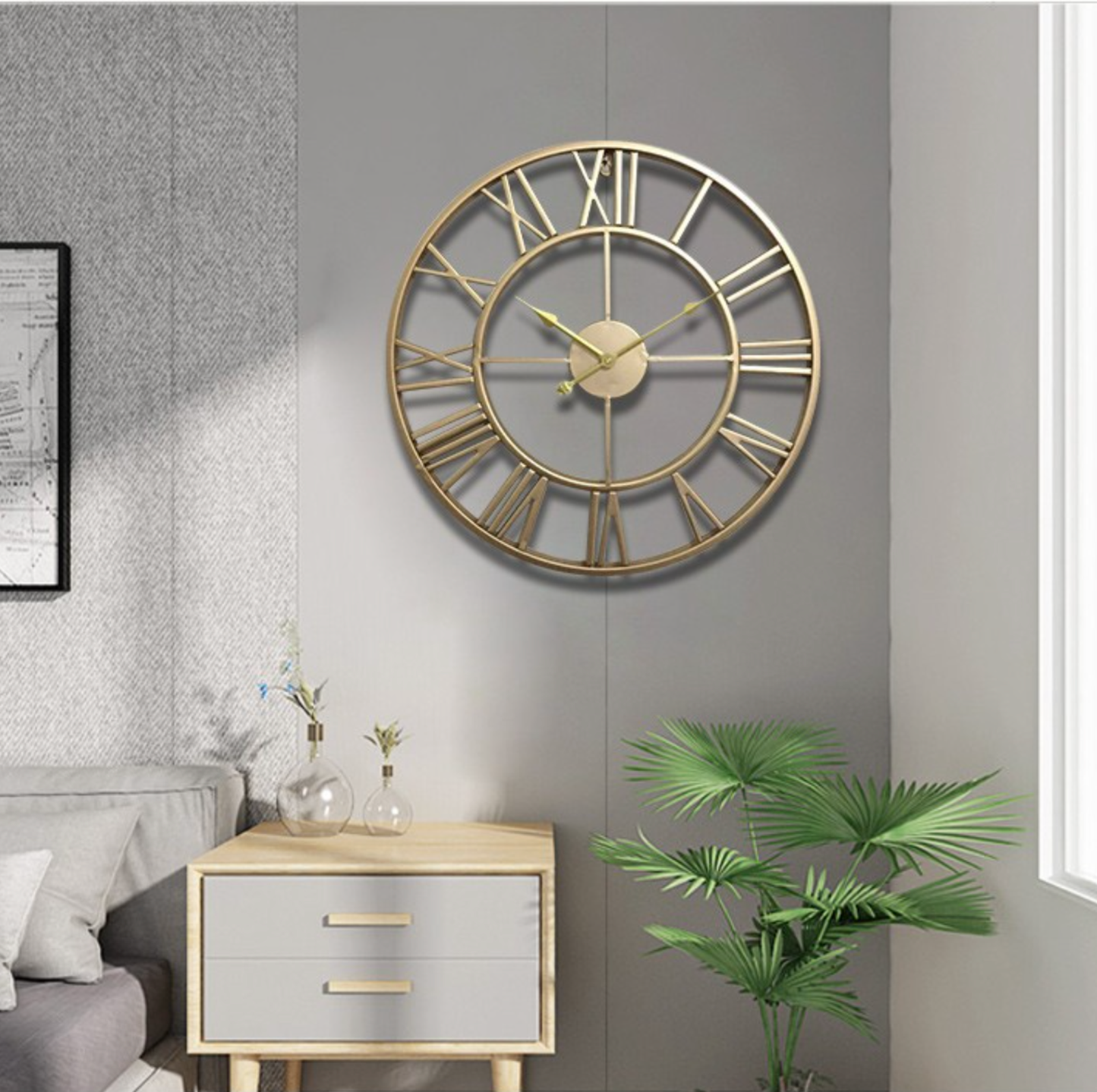 Elegant Gold Skeleton Wall Clock | 15.7 Modern Wall Decor | Silent Wrought Iron | Brick by Brick London
Bronze Skeleton Wall Clock | 15.7 Stylish Wall Decor | Silent Operation | Wrought Iron | Brick by Brick London 2