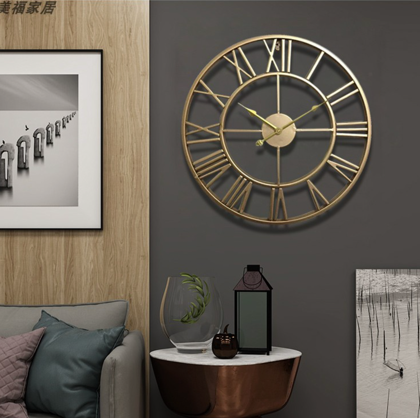 Elegant Gold Skeleton Wall Clock | 15.7 Modern Wall Decor | Silent Wrought Iron | Brick by Brick London
Bronze Skeleton Wall Clock | 15.7 Stylish Wall Decor | Silent Operation | Wrought Iron | Brick by Brick London 0