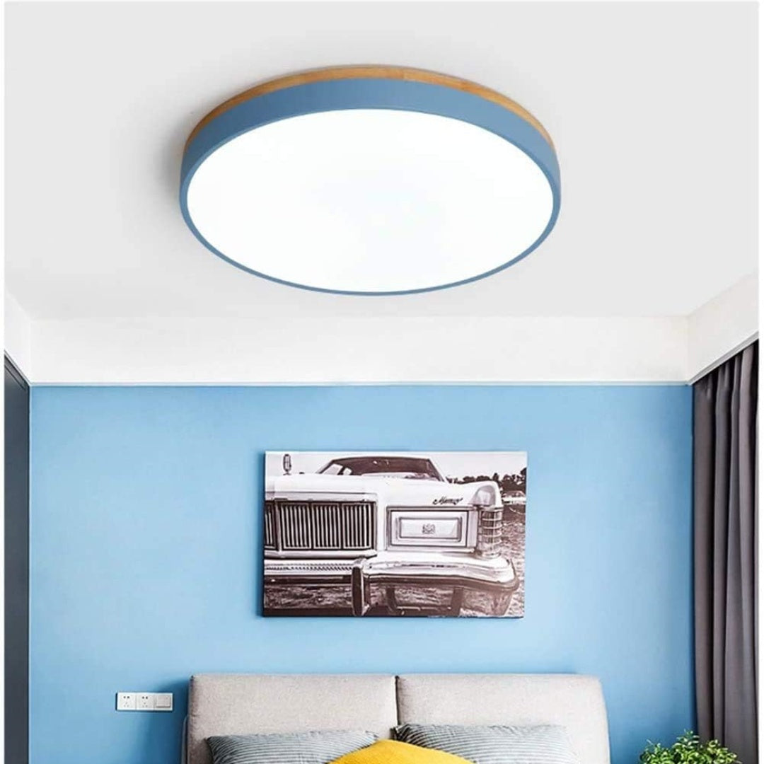 Elegant Wooden Round Flush Mount Ceiling Light | LED Fixture | Solid Wood & Iron | Modern Home Illumination | Brick by Brick London
LED Ceiling Light Fixture | Elegant Round Flush Mount | Solid Wood & Iron | Stylish Home Lighting | Brick by Brick London 14