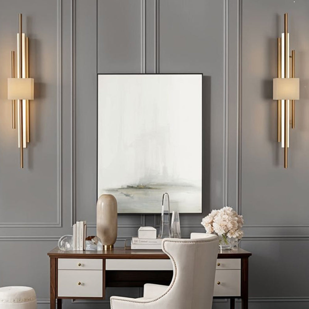 Stylish Wall Light | 19.7″ | Iron Acrylic | LED Sconce | 3‑Colour Switch | Brick by Brick