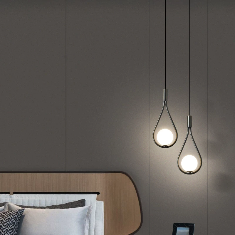 Modern Nordic Pendant Light | 14.1 x 6.2 in | Adjustable LED Hanging Lamp | Brick by Brick