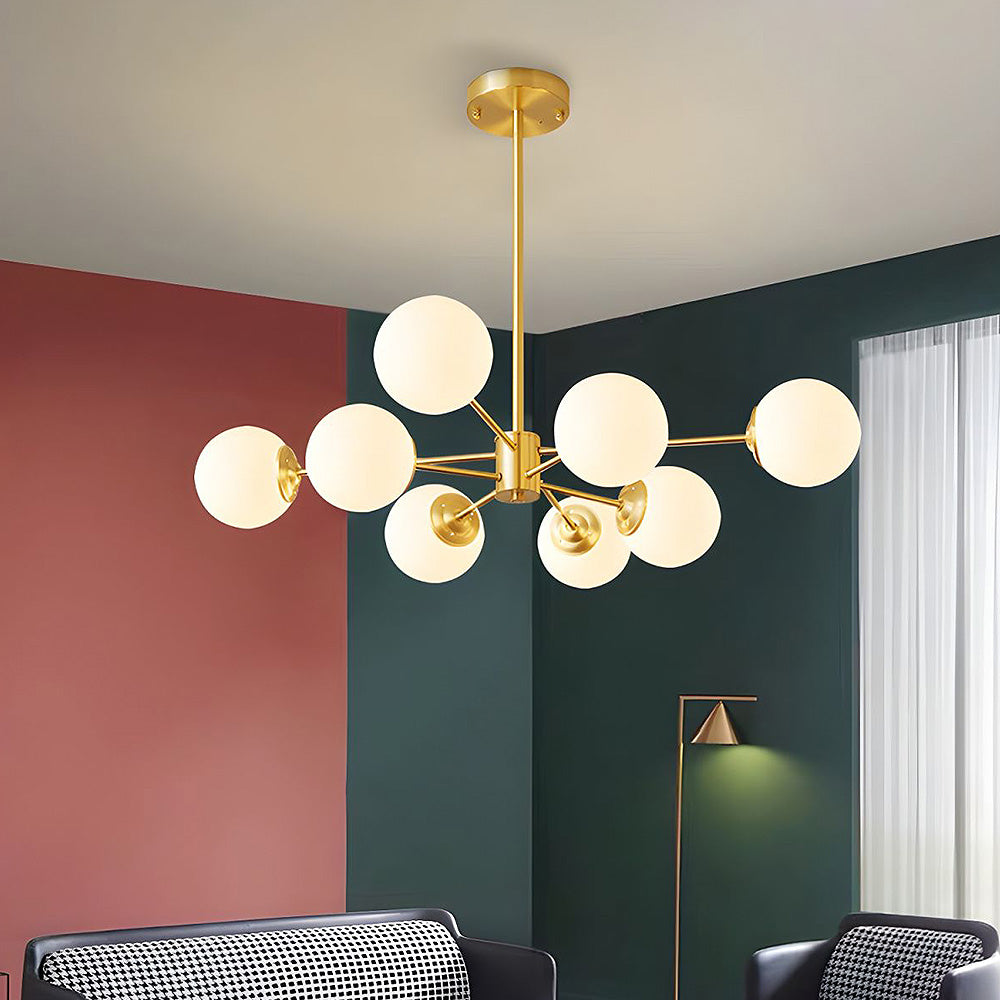 Gold Brass Chandelier Light | Modern Chandelier for Bedroom | Elegant Design with Crystals | Brick by Brick London
Luxury Gold Chandelier | Elegant Brass Lighting for Bedroom | Intricate Design | E27 Bulb Base | Brick by Brick London 6
