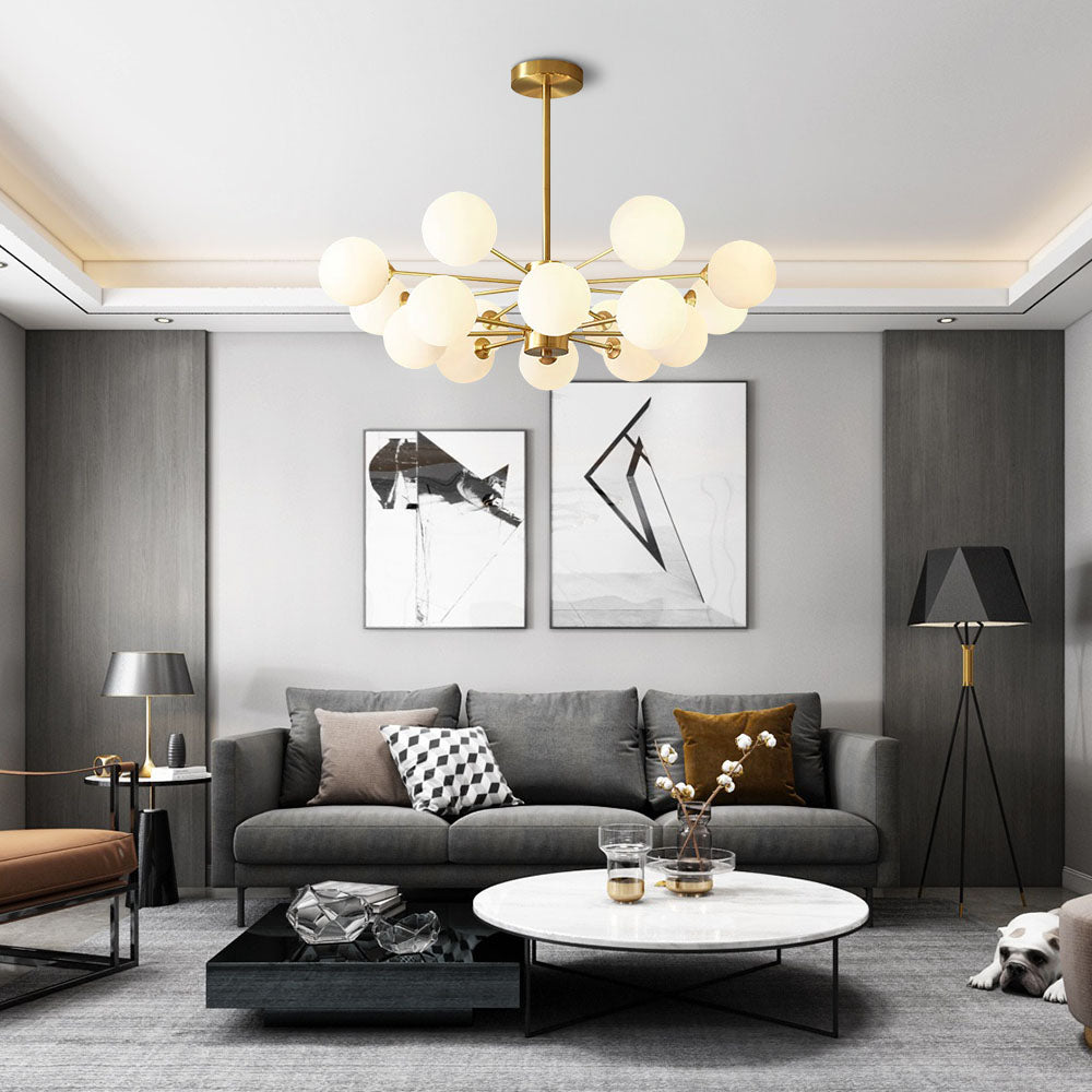 Gold Brass Chandelier Light | Modern Chandelier for Bedroom | Elegant Design with Crystals | Brick by Brick London
Luxury Gold Chandelier | Elegant Brass Lighting for Bedroom | Intricate Design | E27 Bulb Base | Brick by Brick London 9