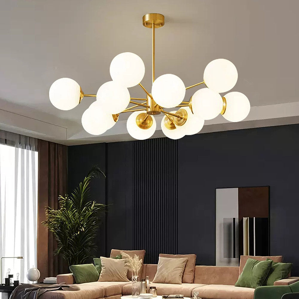 Gold Brass Chandelier Light | Modern Chandelier for Bedroom | Elegant Design with Crystals | Brick by Brick London
Luxury Gold Chandelier | Elegant Brass Lighting for Bedroom | Intricate Design | E27 Bulb Base | Brick by Brick London 8