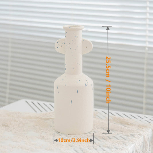 Japandi Cream White Vase | Modern Home Decor | Ceramic | Elegant Accent | Brick by Brick