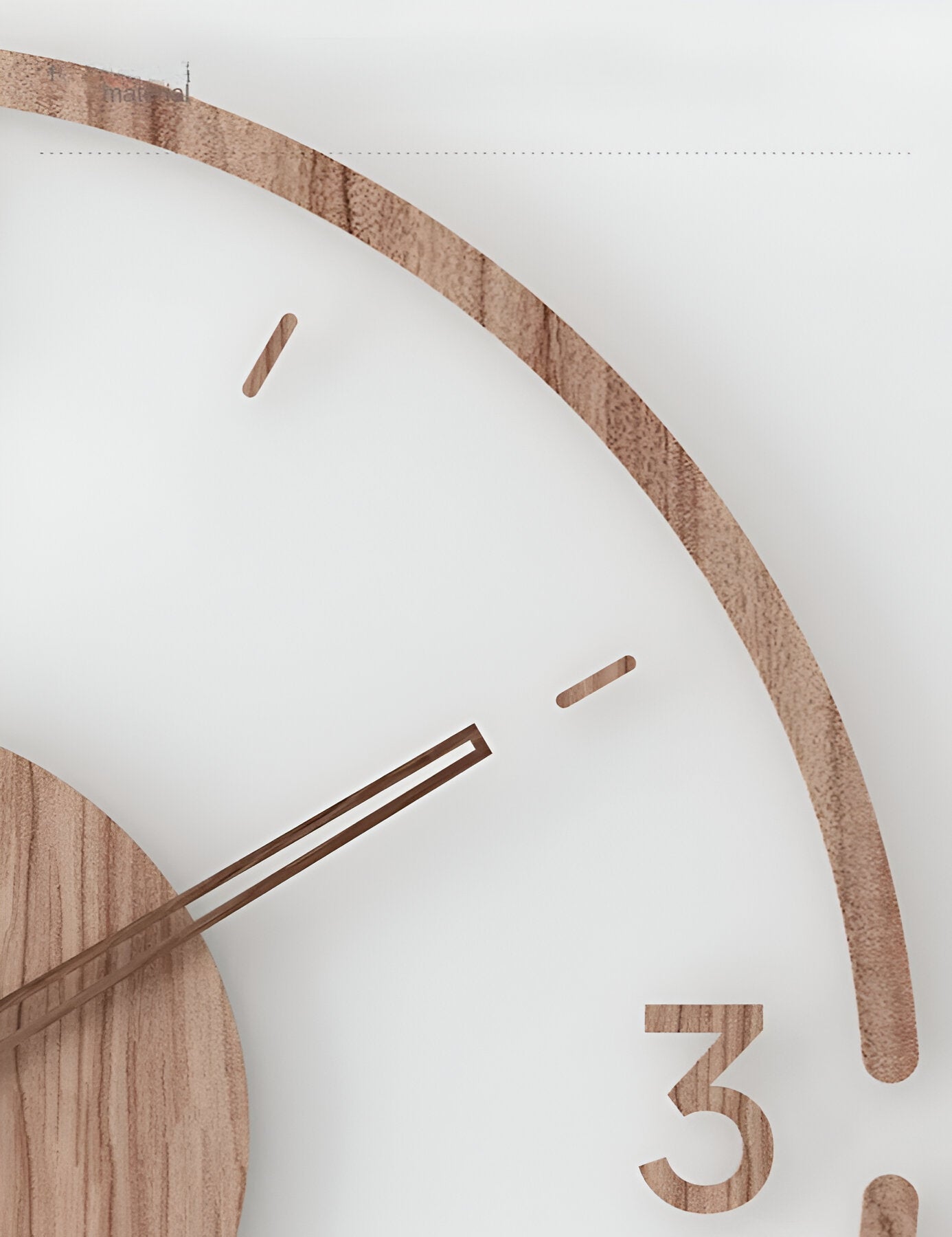 Silent Wall Clock | Clear Acrylic Face & Wood Frame | 12" or 14" | Noiseless Quartz Movement
